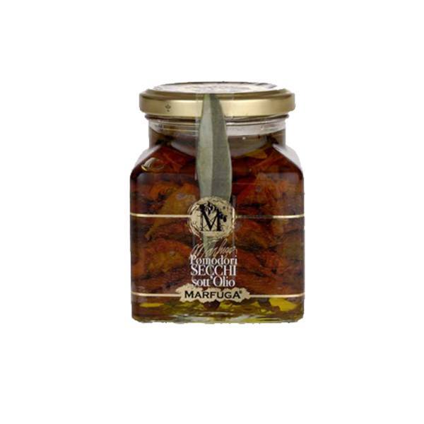 Soltørrede tomater i ekstra jomfru olivenolie